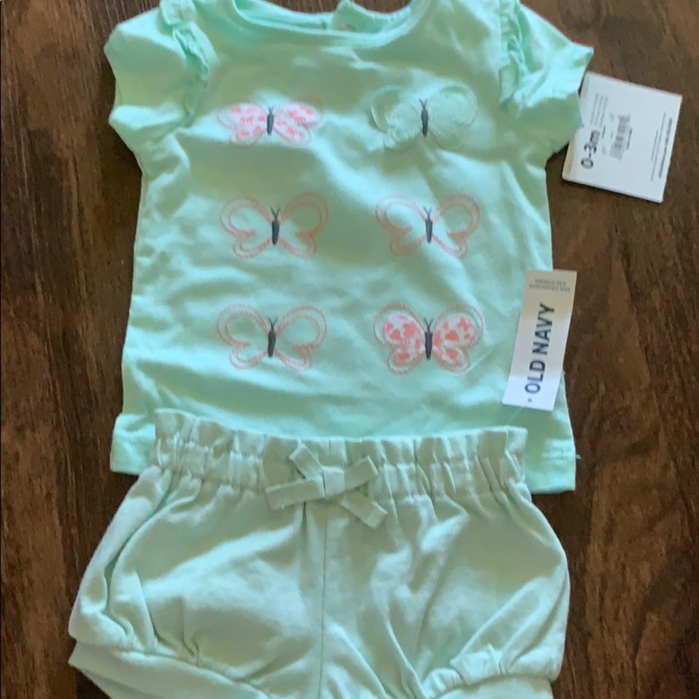 Old navy Carters baby girl outfit 0-3 m
